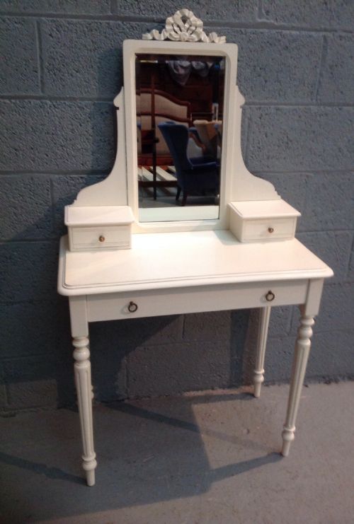PAINTED FRENCH WALNUT DRESSING TABLE - ADDITIONAL PHOTO 2