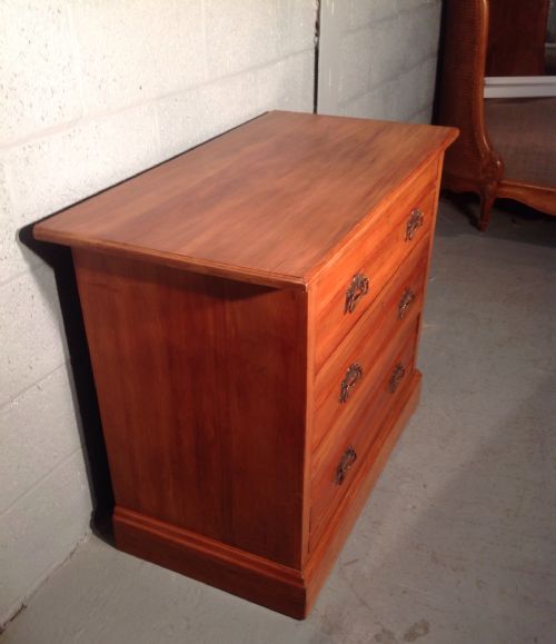 SATINWOOD CHEST OF DRAWERS - ADDITIONAL PHOTO 2