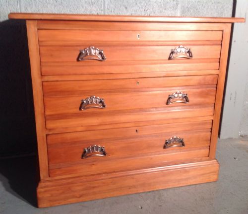 SATINWOOD CHEST OF DRAWERS - ADDITIONAL PHOTO 4