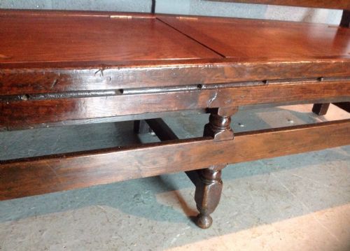 OAK PANELLED SETTLE - ADDITIONAL PHOTO 5