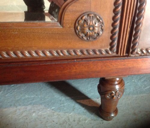 LARGE MAHOGANY WARDROBE - ADDITIONAL PHOTO 7
