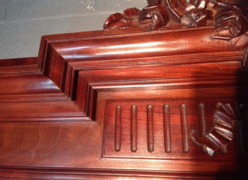 FRENCH MAHOGANY ARMOIRE - ADDITIONAL PHOTO 3