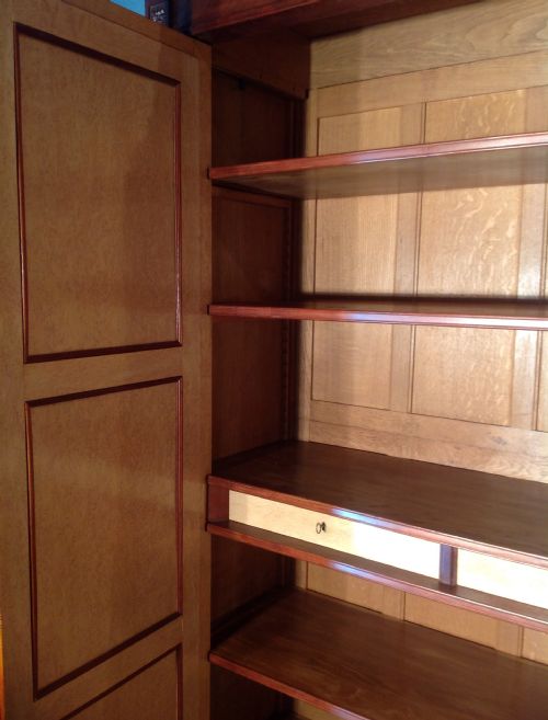 FRENCH MAHOGANY ARMOIRE - ADDITIONAL PHOTO 6