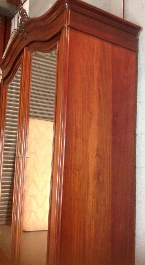 FRENCH WALNUT ARMOIRE - ADDITIONAL PHOTO 4
