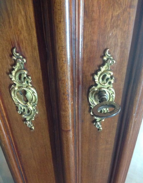 FRENCH WALNUT ARMOIRE - ADDITIONAL PHOTO 6