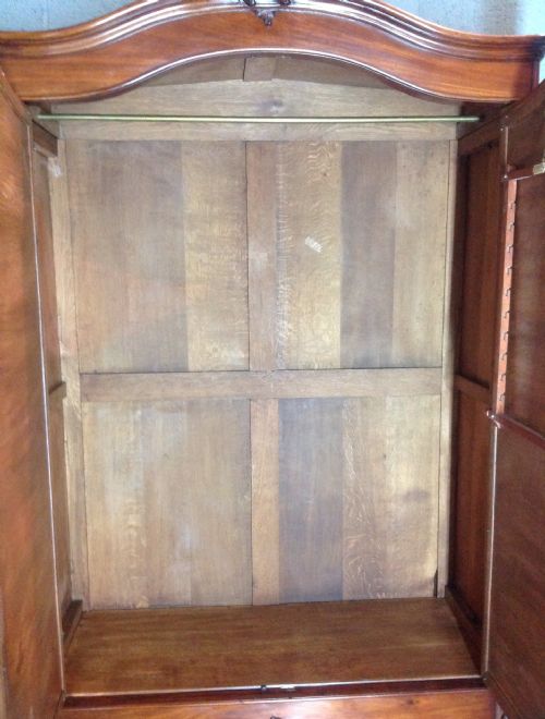 FRENCH WALNUT ARMOIRE - ADDITIONAL PHOTO 7