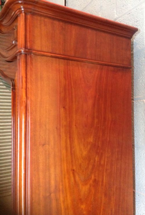 FRENCH MAHOGANY ARMOIRE - ADDITIONAL PHOTO 7