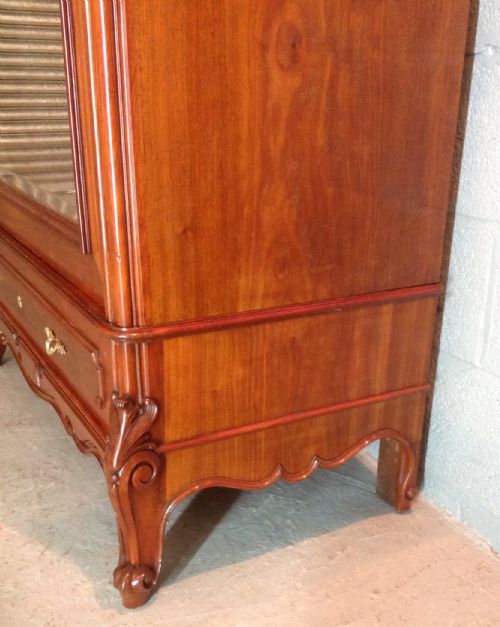 FRENCH MAHOGANY ARMOIRE - ADDITIONAL PHOTO 9