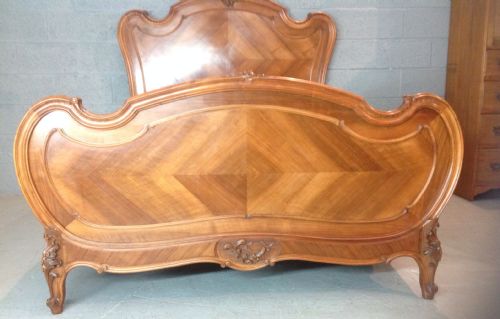 FRENCH WALNUT BED - ADDITIONAL PHOTO 1