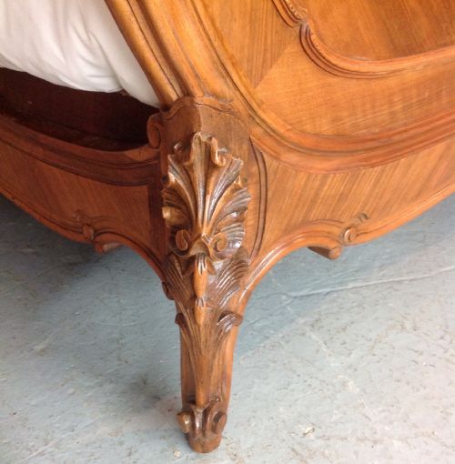 FRENCH WALNUT BED - ADDITIONAL PHOTO 4