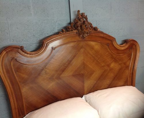 FRENCH WALNUT BED - ADDITIONAL PHOTO 7