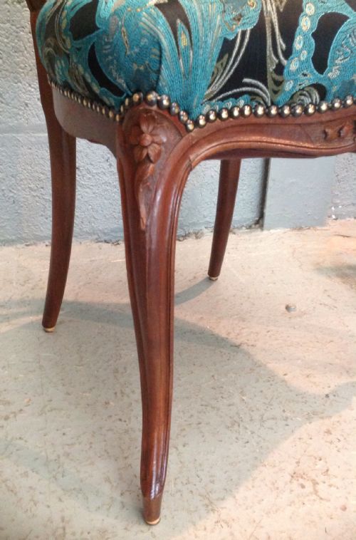 PAIR OF FRENCH ROSEWOOD CHAIRS - ADDITIONAL PHOTO 3