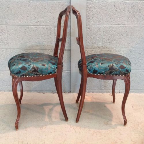 PAIR OF FRENCH ROSEWOOD CHAIRS - ADDITIONAL PHOTO 6