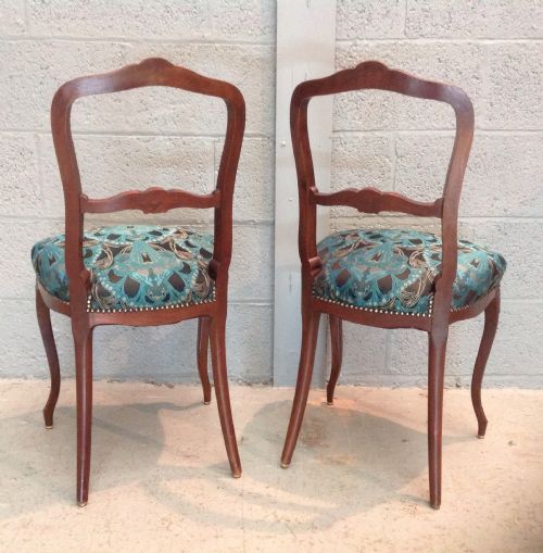 PAIR OF FRENCH ROSEWOOD CHAIRS - ADDITIONAL PHOTO 7