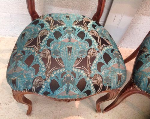 PAIR OF FRENCH ROSEWOOD CHAIRS - ADDITIONAL PHOTO 8