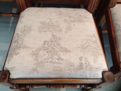 SET OF FOURTEEN FRENCH OAK DINING CHAIRS - ADDITIONAL PHOTO 7