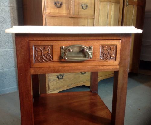 PAIR OF FRENCH BEDSIDE CABINETS - ADDITIONAL PHOTO 1