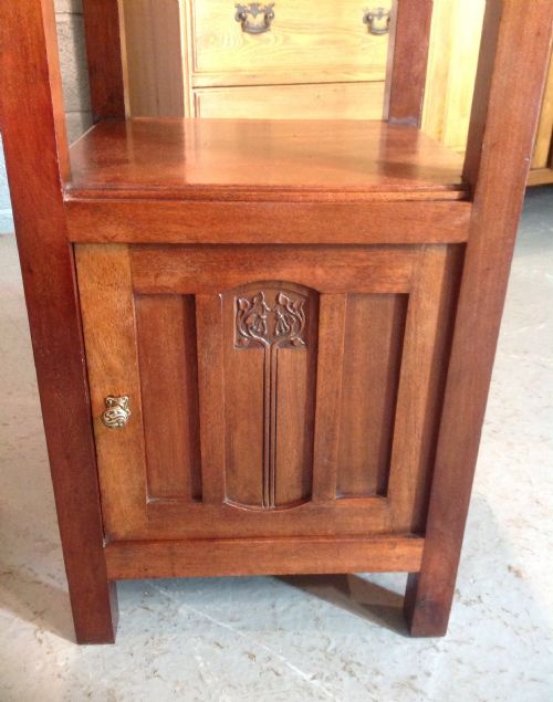 PAIR OF FRENCH BEDSIDE CABINETS - ADDITIONAL PHOTO 3