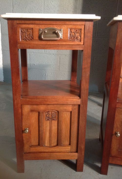 PAIR OF FRENCH BEDSIDE CABINETS - ADDITIONAL PHOTO 5