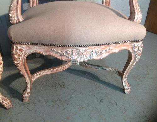 PAIR OF FRENCH ARMCHAIRS - ADDITIONAL PHOTO 3