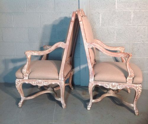 PAIR OF FRENCH ARMCHAIRS - ADDITIONAL PHOTO 7
