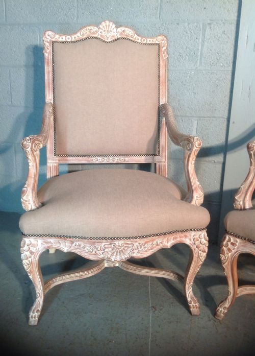 PAIR OF FRENCH ARMCHAIRS - ADDITIONAL PHOTO 9