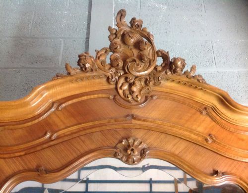 FRENCH WALNUT LOUIS XV STYLE ARMOIRE - ADDITIONAL PHOTO 1