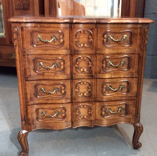 carved oak french chest - CATEGORY: ANTIQUE CHEST OF DRAWERS - DATED 1920