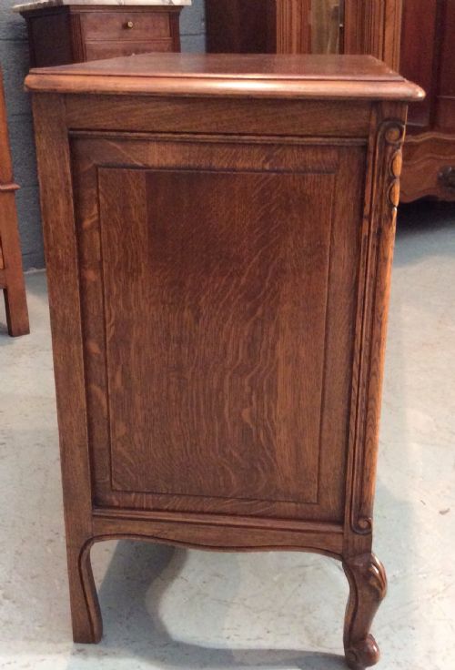 CARVED OAK FRENCH CHEST - ADDITIONAL PHOTO 6