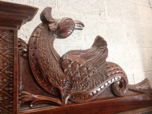 ORNATE CARVED BRETON ARMOIRE - ADDITIONAL PHOTO 2
