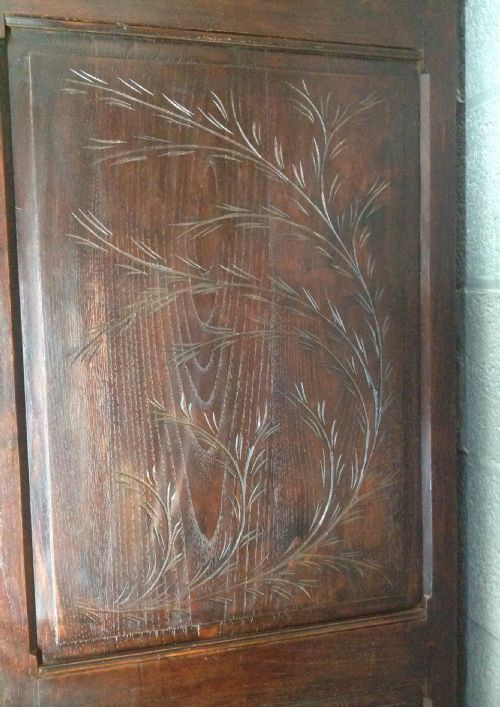 ORNATE CARVED BRETON ARMOIRE - ADDITIONAL PHOTO 7