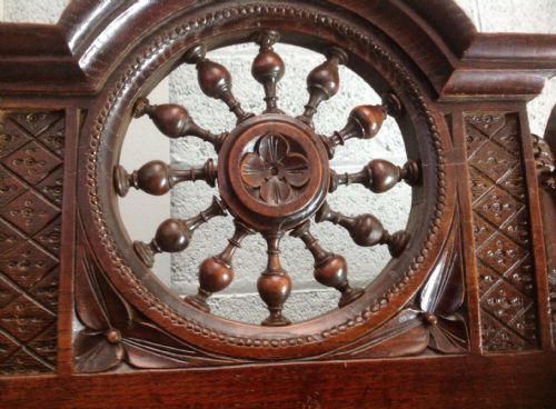 ORNATE CARVED BRETON ARMOIRE - ADDITIONAL PHOTO 10