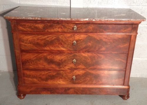 FRENCH MAHOGANY COMMODE - ADDITIONAL PHOTO 10