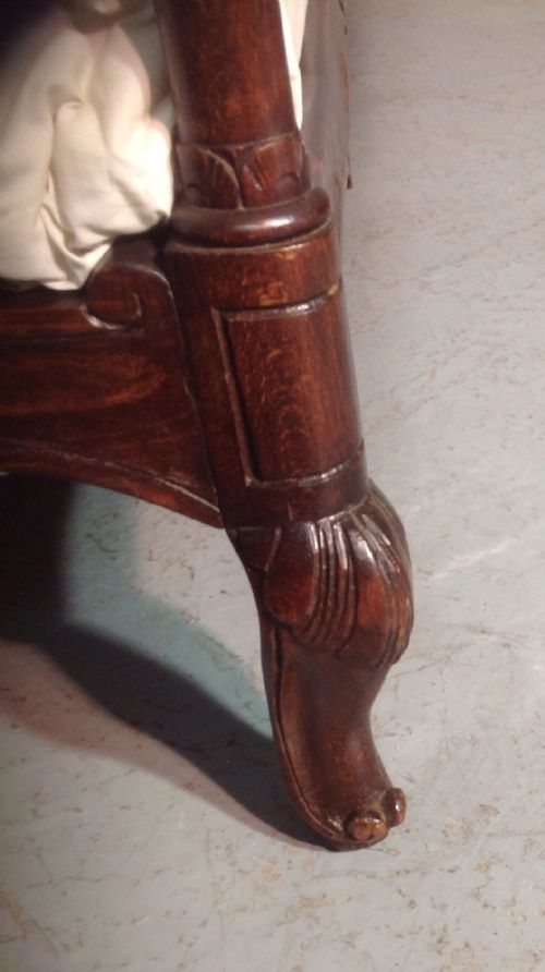 FRENCH WALNUT SPINDLE BED - ADDITIONAL PHOTO 3