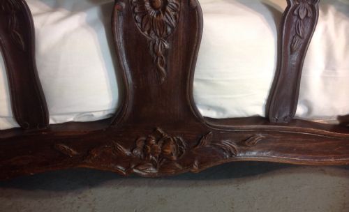 FRENCH WALNUT SPINDLE BED - ADDITIONAL PHOTO 6