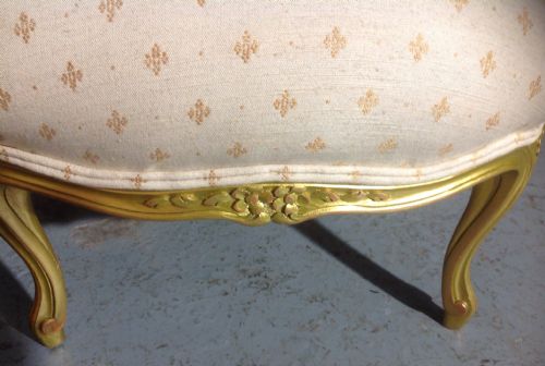 PAIR OF FRENCH UPHOLSTERED CHAIRS - ADDITIONAL PHOTO 9