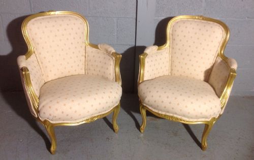 PAIR OF FRENCH UPHOLSTERED CHAIRS - ADDITIONAL PHOTO 11