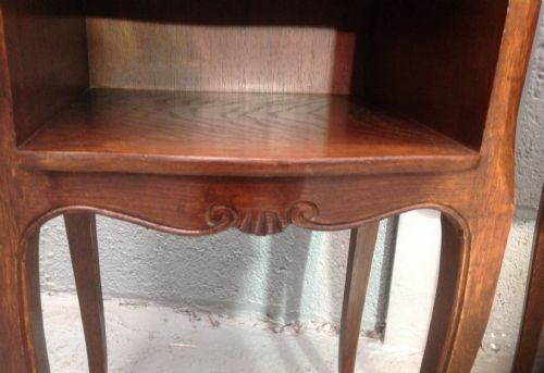 PAIR OF FRENCH OAK BEDSIDE CABINETS - ADDITIONAL PHOTO 1