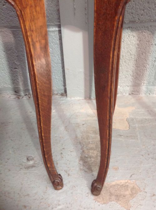 PAIR OF FRENCH OAK BEDSIDE CABINETS - ADDITIONAL PHOTO 5