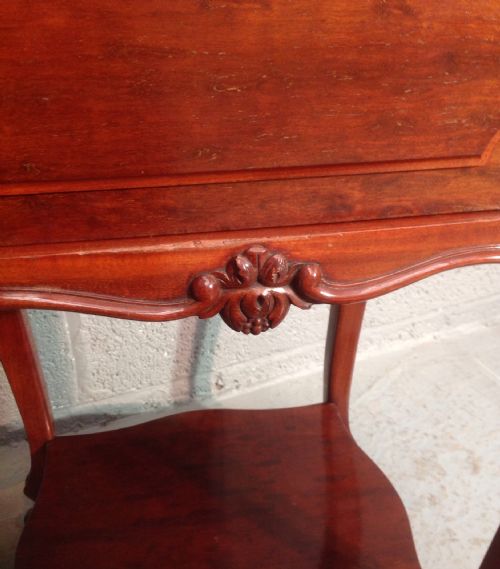 PAIR OF RRENCH MAHOGANY BEDSIDE CABINETS - ADDITIONAL PHOTO 8