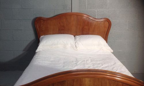 FRENCH MAHOGANY BED - ADDITIONAL PHOTO 1