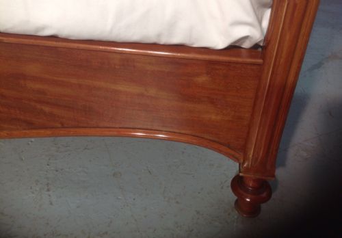 FRENCH MAHOGANY BED - ADDITIONAL PHOTO 4