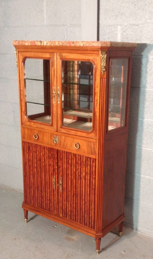 FRENCH MAHOGANY SHOWCASE - ADDITIONAL PHOTO 1