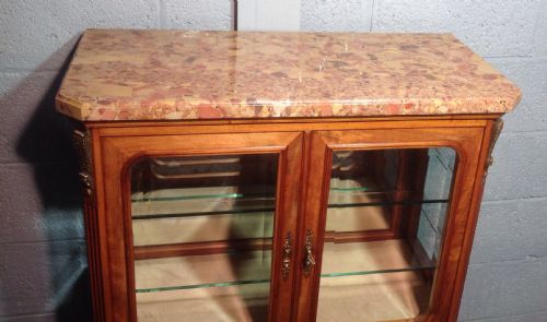 FRENCH MAHOGANY SHOWCASE - ADDITIONAL PHOTO 3