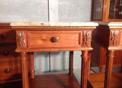PAIR OF FRENCH BEDSIDE CABINETS - ADDITIONAL PHOTO 3
