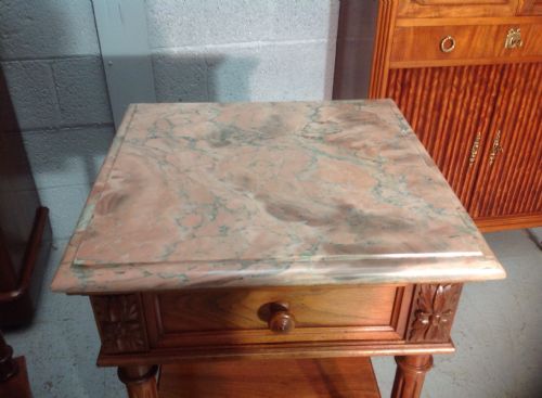 PAIR OF FRENCH BEDSIDE CABINETS - ADDITIONAL PHOTO 7