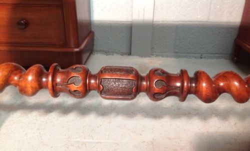CARVED WALNUT VICTORIAN TABLE - ADDITIONAL PHOTO 6