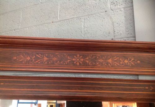 ROSEWOOD FRENCH CHEVAL MIRROR - ADDITIONAL PHOTO 5