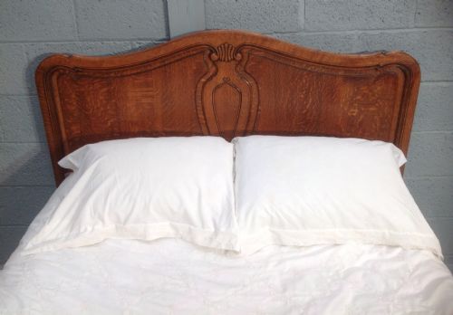 FRENCH OAK KINGSIZE BED - ADDITIONAL PHOTO 7