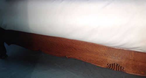 FRENCH OAK KINGSIZE BED - ADDITIONAL PHOTO 11